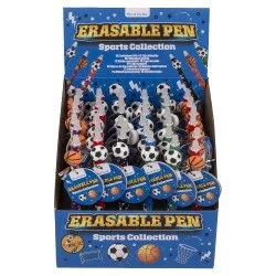 Στυλό Που Σβήνει Ποδόσφαιρο/Μπάσκετ 14.5cm Σε 6 Σχέδια