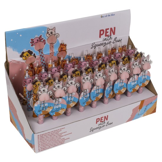 Στυλό Με Πισινό Ζωάκι 14cm Σε 4 Σχέδια