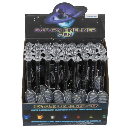 Στυλό Fineliner Με Λαμπάκι LED Πλανήτης Ποσειδώνας Μπαταρίας Μαύρο Πλαστικό 21cm Στυλό Fineliner Με Λαμπάκι LED Πλανήτης Ποσειδώνας Μπαταρίας Μαύρο Πλαστικό 21cm