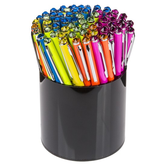 Στυλό Με Πετράδι Σβαρόφκσι Μεταλλικό Σε 5 Χρώματα