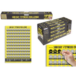 Πόστερ Ξυστό 100 Ημέρες Σωματικής Άσκησης Και Ευεξίας 42x60cm