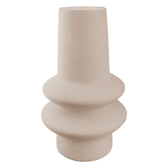 Βάζο 'Radon' Κεραμικό Μπεζ/Γκρι 2Τμχ 19.5x11cm Βάζο 'Radon' Κεραμικό Μπεζ/Γκρι 2Τμχ 19.5x11cm