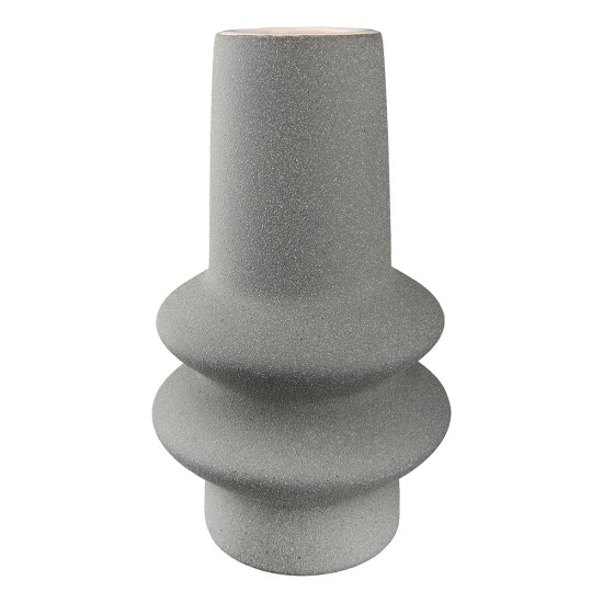 Βάζο 'Radon' Κεραμικό Μπεζ/Γκρι 2Τμχ 19.5x11cm Βάζο 'Radon' Κεραμικό Μπεζ/Γκρι 2Τμχ 19.5x11cm