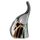 Figure Elephant Ceramic Black 12X8X19Cm 12X8X19Cm Figure Elephant Ceramic Black 12X8X19Cm 12X8X19Cm