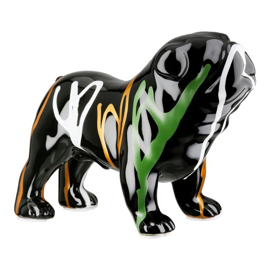 Figure Dog Ceramic Black 22X10X16Cm 22X10X16Cm