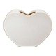 Βάζο 'Heart' Κεραμικό Λευκό 8.5x20x14cm Βάζο 'Heart' Κεραμικό Λευκό 8.5x20x14cm