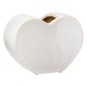 Βάζο 'Heart' Κεραμικό Λευκό 8.5x20x14cm Βάζο 'Heart' Κεραμικό Λευκό 8.5x20x14cm