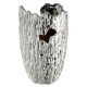 Βάζο Κωνικό Κεραμικό Ασημί Χρώμα D14X22Cm D14X22Cm Βάζο Κωνικό Κεραμικό Ασημί Χρώμα D14X22Cm D14X22Cm