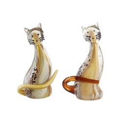 Glasart Φιγούρα Cat Γυάλινο Brown Orange PU Pcs. Assorted 10x6x18cm Glasart Φιγούρα Cat Γυάλινο Brown Orange PU Pcs. Assorted 10x6x18cm