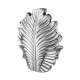 Βάζο Φύλλο 'Monstera' Κεραμικό Ασημί 9.5x30.5x37.5cm