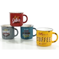 Κούπα Vintage 36cl Κεραμικό Σε 4 Σχέδια