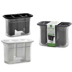 Θήκη Μαχαιροπήρουνων 3 Θέσεων Πλαστικό 20x14x20cm Σε 3 Χρώματα