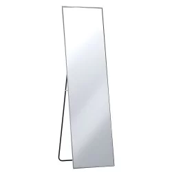 Καθρέπτης Δαπέδου Ασημί Μέταλλο/Γυαλί 46x168cm