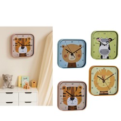 Ρολόι Τοίχου Ζωάκι 22.5x4x22.5cm Σε 4 Σχέδια