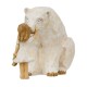 Φιγούρα Bear Child "Animal Lover" Child Motif Πολυρεζίνη Ecru PU 20x10x11.5cm Φιγούρα Bear Child "Animal Lover" Child Motif Πολυρεζίνη Ecru PU 20x10x11.5cm