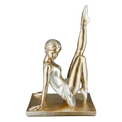 Διακοσμητικό  Μπαλαρίνα Χρυσό Polyresin 12x6x18.5cm Διακοσμητικό  Μπαλαρίνα Χρυσό Polyresin 12x6x18.5cm