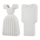 Βάζο 'Bridal Couple' Κεραμικό Λευκό 2Τμχ 6x12x25cm Βάζο 'Bridal Couple' Κεραμικό Λευκό 2Τμχ 6x12x25cm