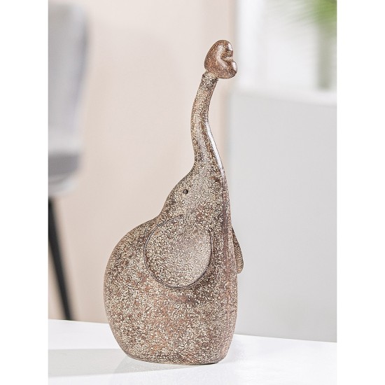 Διακοσμητικό Ελέφαντας Καφέ Polyresin 12x9.5x25.5cm Διακοσμητικό Ελέφαντας Καφέ Polyresin 12x9.5x25.5cm