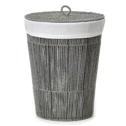 Καλάθι Απλύτων Γκρι Φ37cm