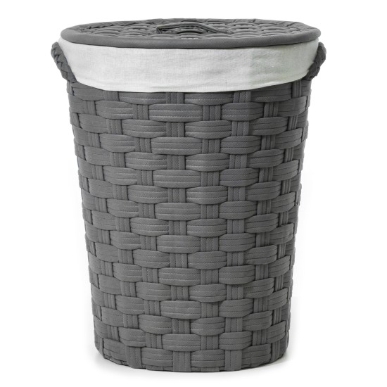 Καλάθι Απλύτων Γκρι Φ43cm Καλάθι Απλύτων Γκρι Φ43cm