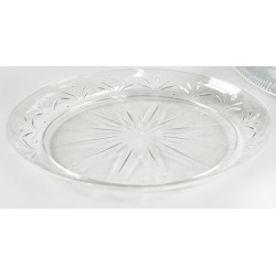 Πιάτo Μιας Χρήσης Διάφανο Πλαστικό Φ15cm Σετ 6Τμχ