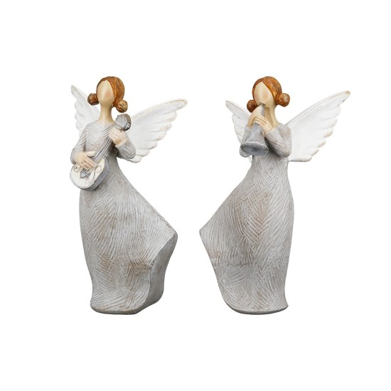 Φιγούρα Angels "Nancy" Πολυμερές Γκρι PU Pcs. Assorted 7.5x6x13cm