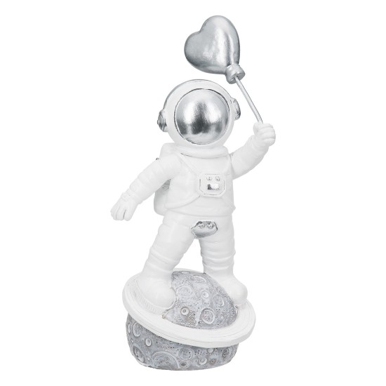 Figure Astronaut Poly White Silver Ποικιλία 3 φορές 11X5X12Cm 11X5X12Cm Figure Astronaut Poly White Silver Ποικιλία 3 φορές 11X5X12Cm 11X5X12Cm
