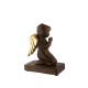 Φιγούρα Angels "Zauberwald" Μέταλλο Ξύλο Dark Brown PU 12.5x7x17cm