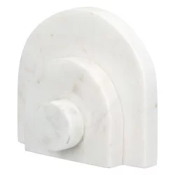 Βιβλιοθήκες Μάρμαρο Μπεζ Λευκό 12X5X11Cm 12X5X11Cm
