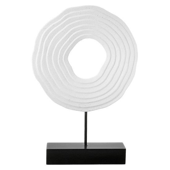 Ανάγλυφο Σταντ 'Pezzo' MDF Μαύρο/Λευκό 6.5x20x30cm Ανάγλυφο Σταντ 'Pezzo' MDF Μαύρο/Λευκό 6.5x20x30cm