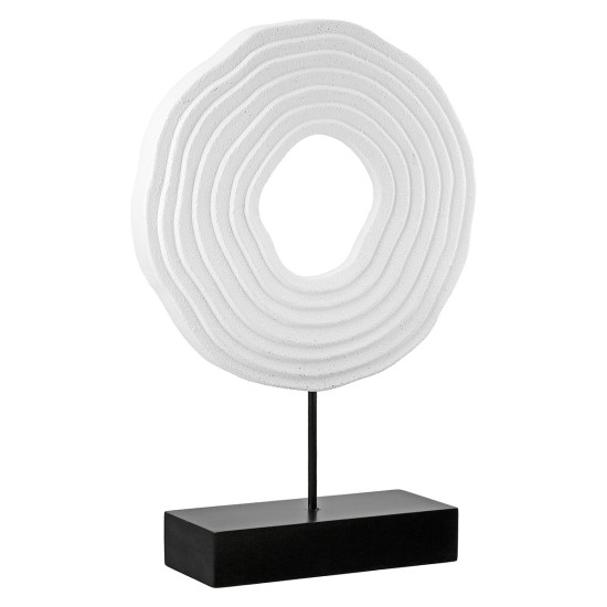 Ανάγλυφο Σταντ 'Pezzo' MDF Μαύρο/Λευκό 6.5x20x30cm Ανάγλυφο Σταντ 'Pezzo' MDF Μαύρο/Λευκό 6.5x20x30cm