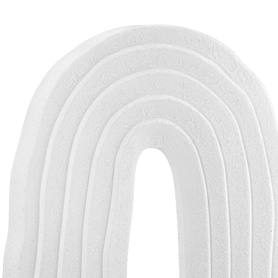 Ανάγλυφο Σταντ 'Pezzo' MDF Μαύρο/Λευκό 7.5x17.5x39.5cm Ανάγλυφο Σταντ 'Pezzo' MDF Μαύρο/Λευκό 7.5x17.5x39.5cm