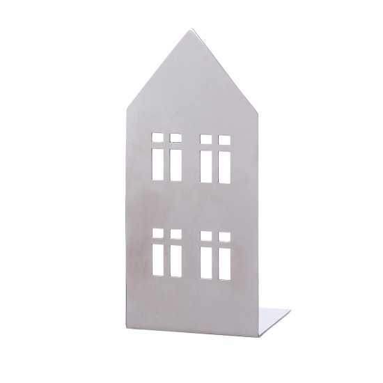 Ρεσώ Θήκη Σπίτι "Casita" Ατσάλι Ασημένιο PU 9.5x7x20cm