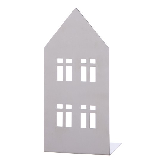 Κηροπήγιο Σπιτάκι 'Casita' Ατσάλι Ασημί 8x11.5x25cm Κηροπήγιο Σπιτάκι 'Casita' Ατσάλι Ασημί 8x11.5x25cm