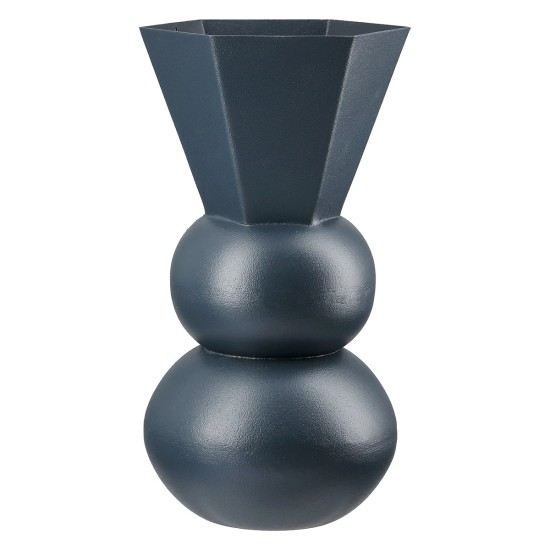 Βάζο "Metallo" Μέταλλο Dark Μπλε PU Pcs. Assorted 9x9x20cm Βάζο "Metallo" Μέταλλο Dark Μπλε PU Pcs. Assorted 9x9x20cm