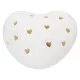 Διακοσμητικό Αντικείμενο (Led) Καρδιά Πορσελάνη Λευκό 10X9X5Cm 10X9X5Cm
