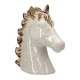 Sculpture Horse Ceramic Beige 14X6X14Cm 14X6X14Cm Sculpture Horse Ceramic Beige 14X6X14Cm 14X6X14Cm