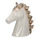 Sculpture Horse Ceramic Beige 19X9X20Cm 19X9X20Cm Sculpture Horse Ceramic Beige 19X9X20Cm 19X9X20Cm
