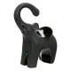 Sculpture Elephant Ceramic Black 2 Assorted 9X6X17Cm 9X6X17Cm