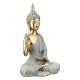 Φιγούρα Buddha Συνθετική Ρητίνη Γκρι Χρυσό Χρώμα 16X8X25Cm 16X8X25Cm Φιγούρα Buddha Συνθετική Ρητίνη Γκρι Χρυσό Χρώμα 16X8X25Cm 16X8X25Cm