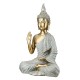 Φιγούρα Buddha Συνθετική Ρητίνη Γκρι Χρυσό Χρώμα 16X8X25Cm 16X8X25Cm Φιγούρα Buddha Συνθετική Ρητίνη Γκρι Χρυσό Χρώμα 16X8X25Cm 16X8X25Cm