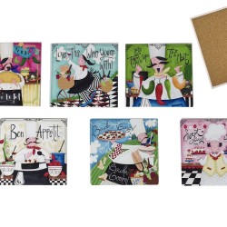 Σουβέρ 16x16cm Σε 6 Σχέδια