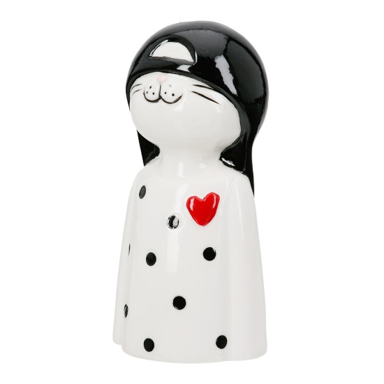 Figure Cat Porcelain White 2 Assorted 6X5X12Cm 6X5X12Cm Figure Cat Porcelain White 2 Assorted 6X5X12Cm 6X5X12Cm