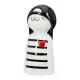 Figure Cat Porcelain White 2 Assorted 6X5X12Cm 6X5X12Cm