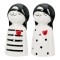 Figure Cat Porcelain White 2 Assorted 6X5X12Cm 6X5X12Cm Figure Cat Porcelain White 2 Assorted 6X5X12Cm 6X5X12Cm