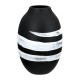 Βάζο Στρογγυλό Κεραμικό Μαύρο D14X21Cm D14X21Cm Βάζο Στρογγυλό Κεραμικό Μαύρο D14X21Cm D14X21Cm