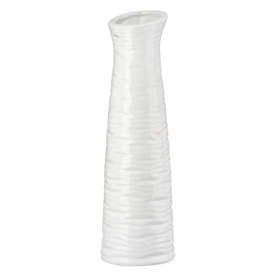 Βάζο Κεραμικό Λευκό Ποικιλία 3 φορές D9X34Cm D9X34Cm Βάζο Κεραμικό Λευκό Ποικιλία 3 φορές D9X34Cm D9X34Cm