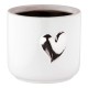 Planter Heart Motif Κεραμικό Λευκό D8X9Cm D8X9Cm Planter Heart Motif Κεραμικό Λευκό D8X9Cm D8X9Cm