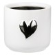 Planter Heart Motif Κεραμικό Λευκό D8X9Cm D8X9Cm Planter Heart Motif Κεραμικό Λευκό D8X9Cm D8X9Cm