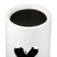 Βάζο Καρδιά Μοτίφ Κεραμικό Λευκό D9X16Cm D9X16Cm Βάζο Καρδιά Μοτίφ Κεραμικό Λευκό D9X16Cm D9X16Cm